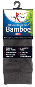 Lucovitaal Bamboe Sokken Antraciet 35-38