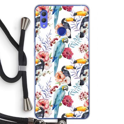Bloemen tukan: Honor Note 10 Transparant Hoesje met koord