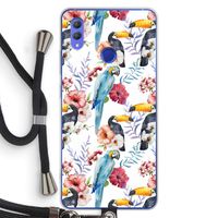 Bloemen tukan: Honor Note 10 Transparant Hoesje met koord