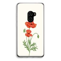 Red poppy: Xiaomi Mi Mix 2 Transparant Hoesje