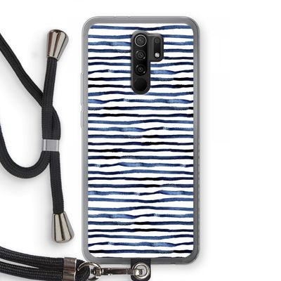 Verrassende lijnen: Xiaomi Redmi 9 Transparant Hoesje met koord