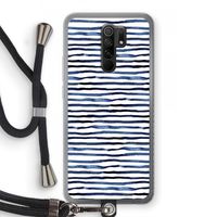 Verrassende lijnen: Xiaomi Redmi 9 Transparant Hoesje met koord