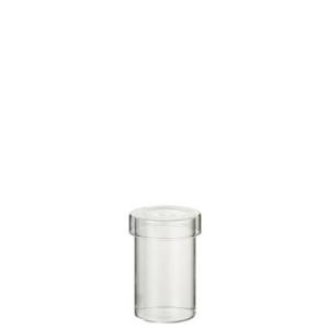 J-Line voorraadpot Lisa - glas - transparant - small