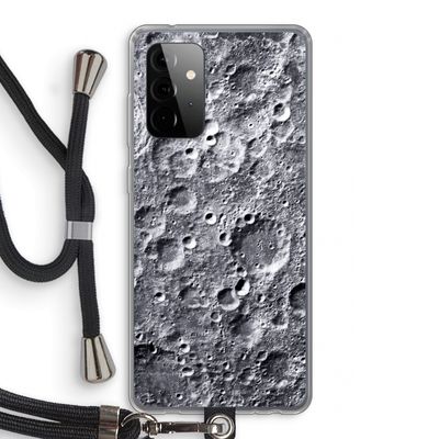 Maanlandschap: Samsung Galaxy A72 5G Transparant Hoesje met koord