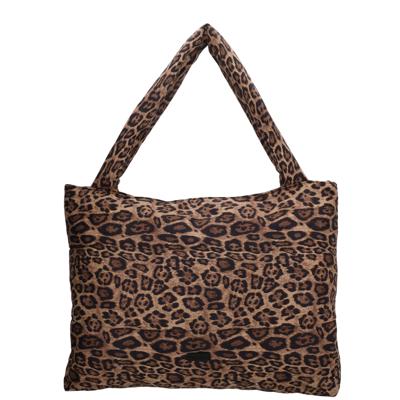 Beagles Puffer Mom Bag Calvia Luipaard Beige