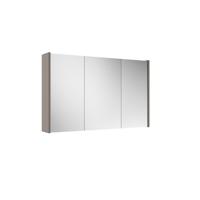Adema Prime Spiegelkast - 100x63x16cm -inclusief zijpanelen - taupe SW1212817/SW910736