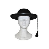 Priester/Pastoor verkleed hoed zwart voor volwassenen   -