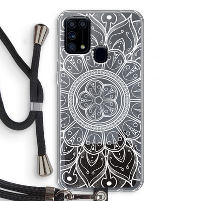 Roses Are Red: Samsung Galaxy M31 Transparant Hoesje met koord