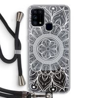 Roses Are Red: Samsung Galaxy M31 Transparant Hoesje met koord