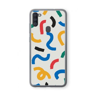 Illustratieve pop 2: Samsung Galaxy A11 Transparant Hoesje