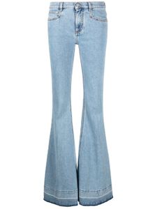 Roberto Cavalli mid-rise flared jeans - Bleu