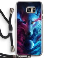 Where Light And Dark Meet: Samsung Galaxy S7 Edge Transparant Hoesje met koord