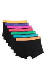 Paul Smith boxers en coton biologique à bande logo (lot de sept) - Noir