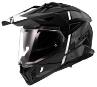 LS2 endurohelm "mx702 pioneer ii hill". helmet mx702 pion.ii hill l bl./whte matt