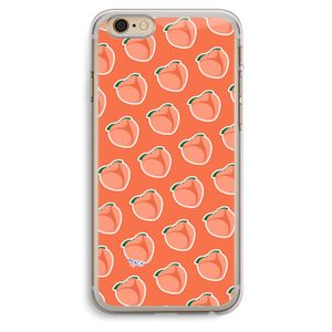Just peachy: iPhone 6 Plus / 6S Plus Transparant Hoesje