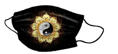 Mondkapje/Yogi Masker Ying Yang