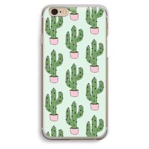 Cactus Lover: iPhone 6 / 6S Transparant Hoesje