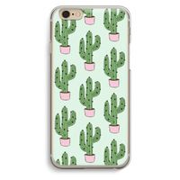 Cactus Lover: iPhone 6 / 6S Transparant Hoesje