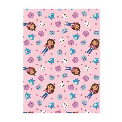 Flanel Deken Gabby&apos;s Poppenhuis, 110x1450cm