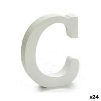 Brief Pincello C Wit Hout 2 x 11 cm 2 x 16 x 14,5 cm (24 Stuks)