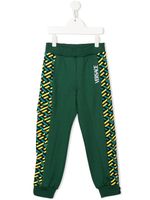 Versace Kids pantalon de jogging à motif géométrique - Vert - thumbnail