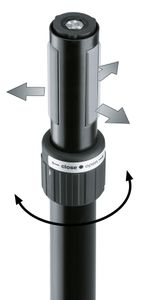 Konig & Meyer 21364 tussenpaal met Ring Lock top