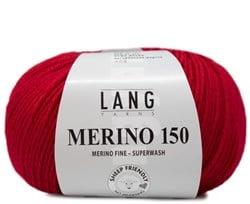 Lang Yarns Merino 150 160 Fire Red