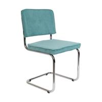 Zuiver Ridge Rib eetkamerstoel Blue