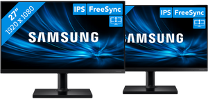 2x Samsung LF27T450FQRXEN T45F