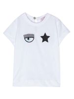 Chiara Ferragni Kids t-shirt à broderies - Blanc - thumbnail