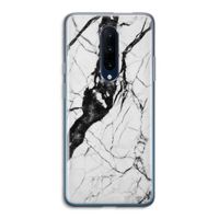 Witte marmer 2: OnePlus 7 Pro Transparant Hoesje