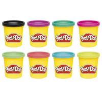 Play-Doh 8 potjes met felle kleuren, potjes van 85 g boetseerklei