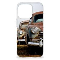 iPhone 16 Pro | Siliconen hoesje | met foto Vintage Auto