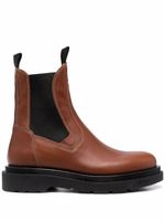 Buttero bottines chelsea en cuir - Marron