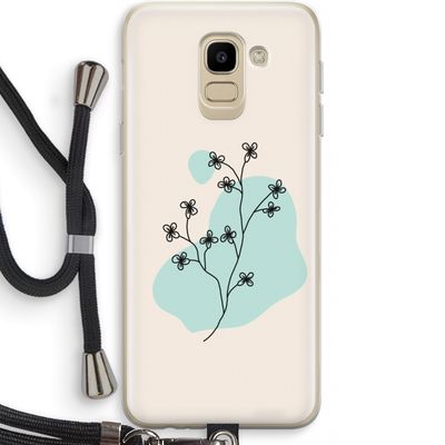 Love your petals: Samsung Galaxy J6 (2018) Transparant Hoesje met koord