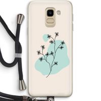 Love your petals: Samsung Galaxy J6 (2018) Transparant Hoesje met koord