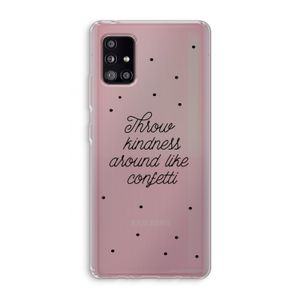 Confetti: Samsung Galaxy A51 5G Transparant Hoesje