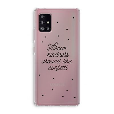 Confetti: Samsung Galaxy A51 5G Transparant Hoesje