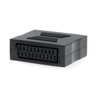 Nedis SCART-Adapter | SCART Female | SCART Female | Vernikkeld | Recht | ABS | Zwart | 1 Stuks | Doos - CVGB31950BK Nedis SCART-Adapter | SCART Female | SCART Female | Vernikkeld | Recht | ABS | Zwart | 1 Stuks | Doos - CVGB31950BK