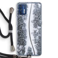Snøfall: Motorola Moto G9 Plus Transparant Hoesje met koord