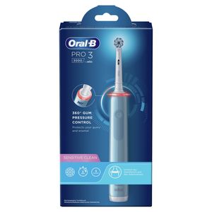 Oral-B Pro 3 - 3000 - Blauwe Elektrische Tandenborstel Ontworpen Door Braun