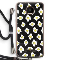 Spiegeleitjes: Motorola Moto Z Force Transparant Hoesje met koord