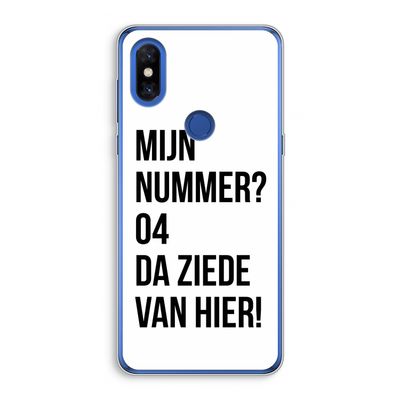 Da ziede van hier: Xiaomi Mi Mix 3 Transparant Hoesje