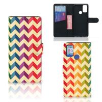 Alcatel 1S (2021) | Telefoon Hoesje | Zigzag Multi Color