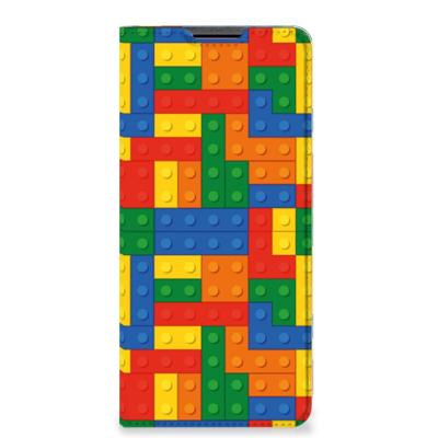 Motorola Edge 30 Pro | Hoesje met Magneet | Blokken