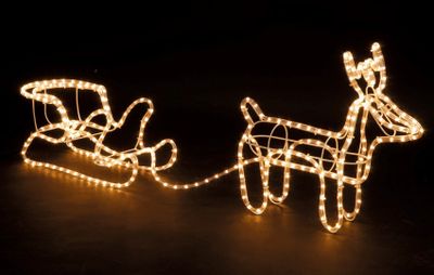 Slangverlichting rendier slee - Nampook