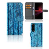 Sony Xperia 1 III | Book Style Case | Wood Blue