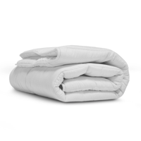 Sale: -40% | Wasbaar Easy Dekbed Zonder Overtrek - Zonder Overtrek Stone Washed Zilvergrijs - Exclusief Kussensloop - 240x200 Cm (Lits-Jumeaux) - Zydante - Dekbed-Discounter.nl