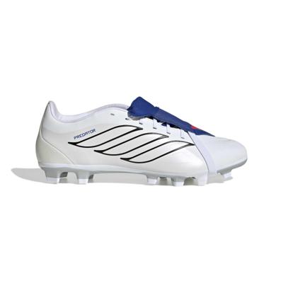 adidas Predator Club FT Gras / Kunstgras Voetbalschoenen (MG) Wit Zilver Blauw Rood