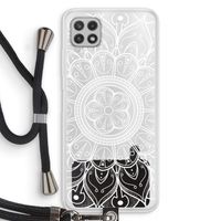 Roses Are Red: Samsung Galaxy A22 4G Transparant Hoesje met koord